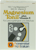 MAGNESIUM TONIL plus Vitamin E Kapseln