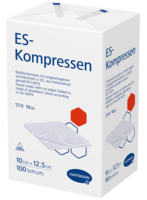 ES-KOMPRESSEN unsteril 10x12,5 cm 16fach