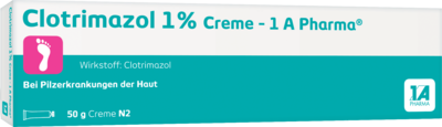 CLOTRIMAZOL 1% Creme-1A Pharma