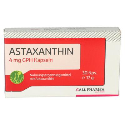 ASTAXANTHIN 4 mg GPH Kapseln