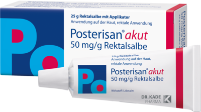 POSTERISAN akut 50 mg/g Rektalsalbe