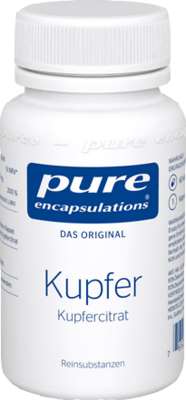 PURE ENCAPSULATIONS Kupfer Kupfercitrat Kapseln