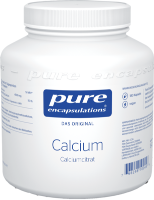 PURE ENCAPSULATIONS Calcium Calciumcitrat Kapseln