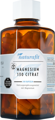 NATURAFIT Magnesium 130 Citr Kapseln