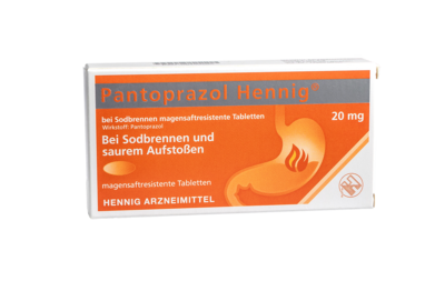 PANTOPRAZOL Hennig b.Sodbrennen 20 mg msr.Tabl.