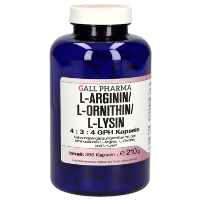 L-ARGININ/L-ORNITHIN/L-Lysin 4:3:4 GPH Kapseln