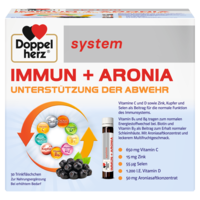 DOPPELHERZ Immun+Aronia system Ampullen