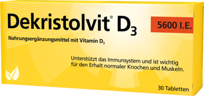 DEKRISTOLVIT D3 5600 I.E. Tabletten