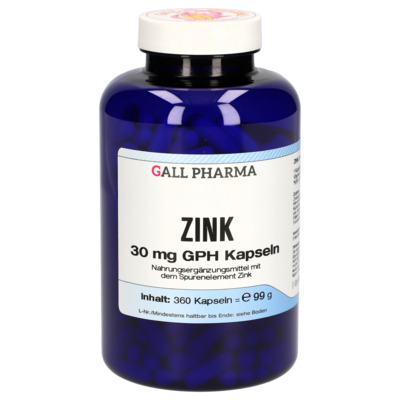 ZINK 30 mg GPH Kapseln