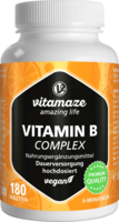 VITAMIN B COMPLEX hochdosiert vegan Tabletten