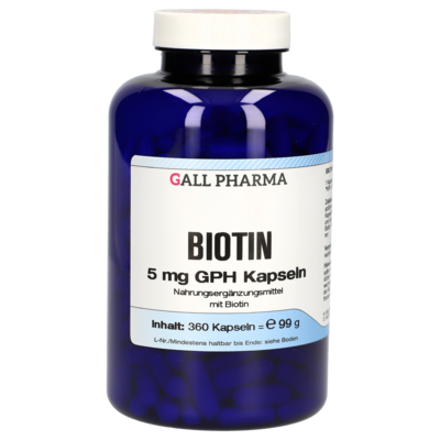 BIOTIN 5 mg GPH Kapseln