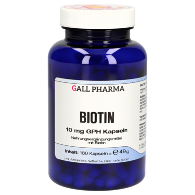 BIOTIN 10 mg GPH Kapseln