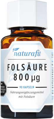 NATURAFIT Folsäure 800 µg Kapseln