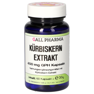 KÜRBISKERN EXTRAKT 450 mg GPH Kapseln