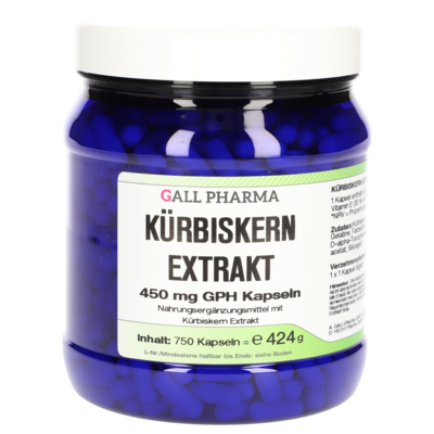 KÜRBISKERN EXTRAKT 450 mg GPH Kapseln