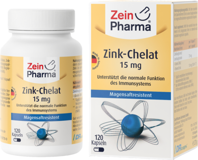 ZINK CHELAT 15 mg in magensaftresist.veg.Kaps.