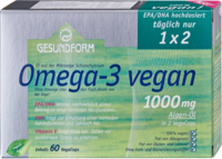 GESUNDFORM Omega-3 vegan Algenöl 1000 mg VegaCaps