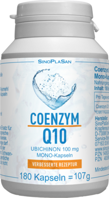 COENZYM Q10 100 mg Ubichinon Mono-Kapseln