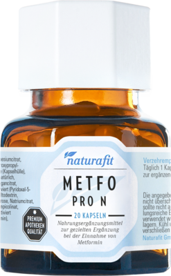 NATURAFIT Metfo Pro N Kapseln