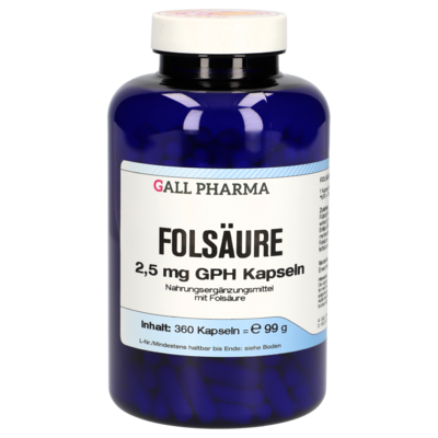 FOLSÄURE 2,5 mg GPH Kapseln