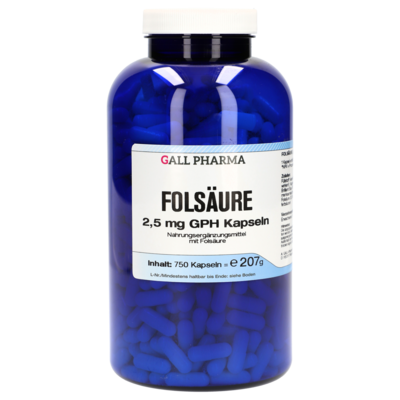 FOLSÄURE 2,5 mg GPH Kapseln