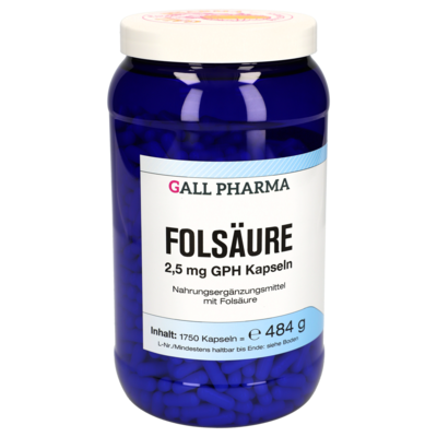 FOLSÄURE 2,5 mg GPH Kapseln