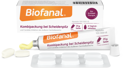 BIOFANAL Kombipackung b.Scheidenpilz Vagtab.+Salbe