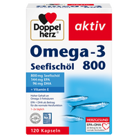 DOPPELHERZ Omega-3 Seefischöl 800 aktiv Kapseln