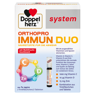 DOPPELHERZ Orthopro Immun Duo system Trinkampullen