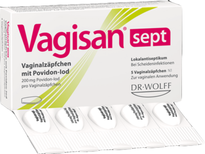 VAGISAN sept Vaginalzäpfchen mit Povidon-Iod