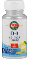 VITAMIN D3 1000 I.E. ActivMelt KAL Sublingualtabl.