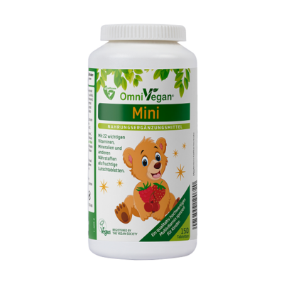 OMNIVEGAN mini Multivitamine f.Kinder Lutschtabl.