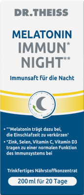 DR.THEISS Melatonin Immun Night Saft