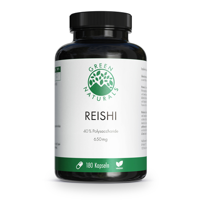 GREEN NATURALS Reishi 650 mg hochdos.vegan Kapseln