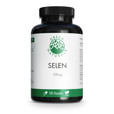 GREEN NATURALS Selen 300 µg rein pflanzl.vegan Kps