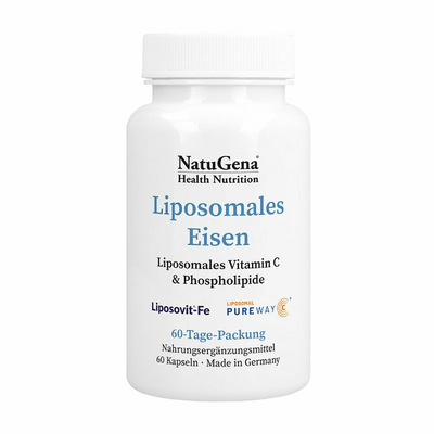 LIPOSOMALES Eisen+Vitamin C vegan Kapseln